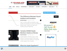 Tablet Screenshot of newschoolaudio.com